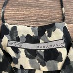 ZARA  Ruffle Leopard Shirt Photo 2