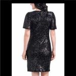 Hilary Radley Women’s Cocktail Sequin Black Dress Photo 2