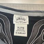 Ariat  Long Sleeve Lightweight Top Angel Wings Burnout Tie Dye Y2K 2000s Size XL Photo 7