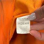 Womens High Waisted Chiffon Flowy Vintage Skirts Side Split Maxi Bottom Orange Size L Photo 4