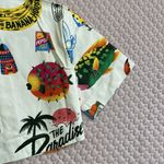 NWOT ALEMAIS x Alan Berry Rhys Samaki Cropped Organic Cotton Shirt Women's Sz 6 Photo 12