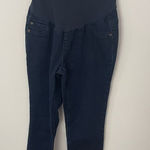 Indigo Blue  Maternity Jeans size small skinny jeans Photo 0