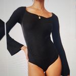 Free People On A Cloud Long Sleeve Bodysuit Size XS Photo 2