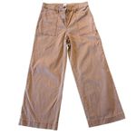 Joie  cotton brown utility wide leg crop pant 8 Photo 1