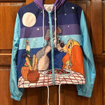Disney 2020  Parks Lady and the Tramp Windbreaker Jacket Size XS Women Full Zip Photo 0