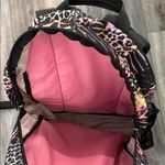 Jansport  Leopard Cheetah Animal Print Pink Neon Backpack Photo 5