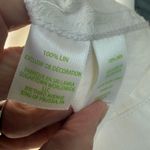 Lilly Pulitzer  Deri Palazzo Wide Leg White Linen Summer Vacation Pants Large Photo 4