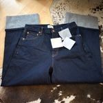 Pistola Ryder Jeans Dark Wash Wide Leg Fold OverIn Countdown Size 28 NWT Photo 3