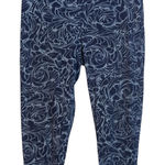 Fresh Produce  Blue Patterned Capri Leggings Casual Size Small Photo 0