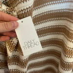 Daily thread cream and beige knitted sweater cardigan NWT Tan Size 2X Photo 6