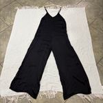 SILKY STARK X BLACK JUMPSUIT SLEEVELESS TANK SZ L ClASSIC BOHO BEACHY Size L Photo 3