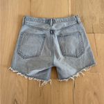AGOLDE Pinch Waist Cut Off Denim Jean Shorts Light Wash Size 28 Photo 2