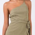 Princess Polly Green Wrap Dress Photo 0