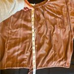 Liberty Love  Pink Striped Peasant Top Size Large Photo 8