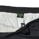 Lined Wind Suit Pants Vintage 80s Nylon Black Neon Pink Purple Yellow Small Photo 1