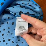 Heartloom NWT Janina Animal Print Silky Sexy Cowl Cami Top in Cobalt - Sz Small Photo 10