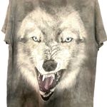 3D graphic tees wolf oversized tee Large Photo 1