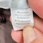 Lulus Lulu B Brown Capri Shorts Eyelet Detail Cotton Blend Women's Size 4 Photo 3