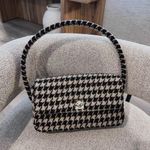 ANINE BING NWT Nico Bag in Black & Beige Photo 0