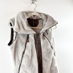 Kuhl  Fleece Flight Full Zip Hooded Vest Cream Brown Small Photo 7