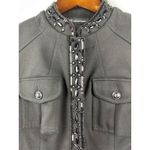 INC Women’s  Black Embellished Tailored Jacket Size Small Photo 5