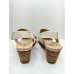 Life Stride  Wedge Sandals Size 8.5 Gray Floral Slingback Open Toe Heels Photo 8