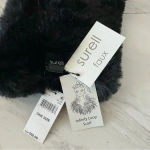 Surell Infinity Loop Scarf Faux Fur Stretch Black Photo 4