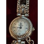 Premier Designs Premier Designs Quartz Ladies Watch Silver Tone Charm Bangle Bracelet With Case Photo 5