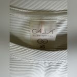 CALIA by Carrie Underwood White Striped Tank Top Size XS Photo 2