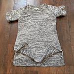 CAbi  black and white knit scoop neck sweater, size XS Photo 3