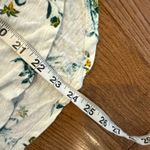 Lucky Brand  white cotton scoop neck floral leaf print tshirt small Photo 6