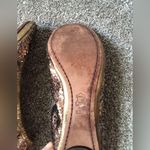 Tory Burch Glitter Sequin Eddie Ballet Flats in Copper Size 6.5 US Women’s Shoe Photo 5