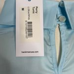 Harshman Womens Perry Cotton Tunic Light Blue White Blouse Size Medium Photo 8