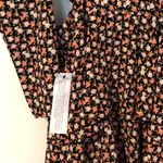 Topshop  NWT Size 8 Cut Out Tiered Layered Floral Rose Dress Corals on Black NEW! Photo 1