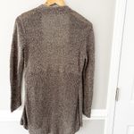 Eileen Fisher  System Brown Open-Front 100% Linen Cardigan Sweater Size Small Photo 5