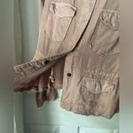 Anthropologie  Sanctuary Utility Jacket with Stand-Up Collar button down size S Photo 2