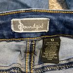 Sound girl Dark Denim Distressed Jeans Photo 4