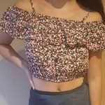 No Boundaries  Juniors' Ruffle Crop Top Photo 0
