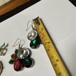 a.n.a Festive Christmas Holiday Earrings  Brooch Pin Lot Of 2 Items Photo 8