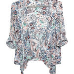 Torrid  2 Floral Paisley Kimono Cardigan Open Front Gauze Rayon Pastel Boho Flowy Photo 0