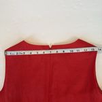 Talbots Dress Sz 8 Dark Coral 100% Irish Linen Sleeveless Closet Staple Spring Photo 12