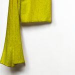 ZARA Women’s Knit Fuzzy Neon Cropped Sweater Bell Sleeves Photo 6