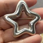 Surf Gypsy 925 Thailand Sterling Silver Star Abstract Pin Brooch Modern Artisan Celestial Photo 0