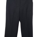 Brooks Brothers  Black Wide Leg Pants Size 6 Black Cropped Pants Photo 0