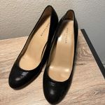 Ann Taylor Black Wedge Pump Size 5.5 Photo 0