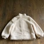 Ava & Viv  White Sherpa Jacket Size 1X Photo 2