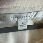 LC Lauren Conrad Cream Cap Sleeve Short Lightweight A-Line Lace Dress Size 8 Photo 5