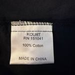 Kourt Portia Mini Dress Black Cotton Swiss Dot Smock Bodice Size Medium EUC Photo 7