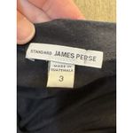 James Perse  V-Neck Short Sleeve Blouson T-Shirt Mini Dress, Black, Size 3‎ Large Photo 8