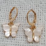 Beautiful Gold Plated Butterfly Earrings Photo 0